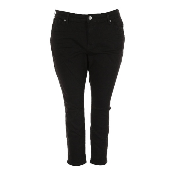 Torrid Perfect Skinny Ankle Vintage Stretch Black Jeans Size 22R NWT - Picture 1 of 11